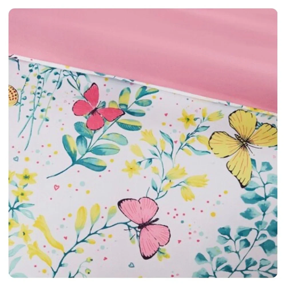 ⭐️Gracie Mills Ysolde Butterfly Dreams 4-Piece Comforter Set for Kids- Size Full